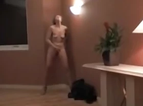 Wife masturbating down hotel corridor