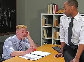 Fistingcentral interracial college teachers fuck & fist in the air class