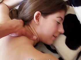 Anal affectionate girlfriend getting a massage