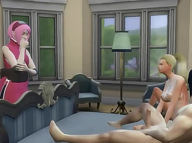 Sakura encuentra a su amiga ino con su esposo sasuke cuarto matrimonial naruto hentai ntr