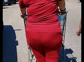 Thick bitch debilitating red-hot leggings vpl