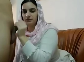 Pakistani Muslim Wife Get Fat Breast Caresses coupled hither Plays hither Pussy