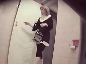 Kinky spy cam video from be passed on toilet