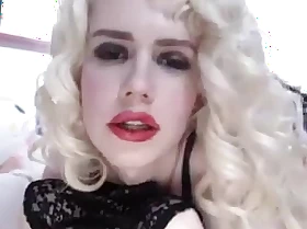 junior sexy blonde russian tranny on cam