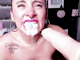 GREAT BLOWJOB WITH Over again OF GAG AND SEMEN ON MY FACE AND THROAT Hard by COLOMBIAN WEBCAM STORMIHART