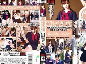 Exotic Japanese girl Tyro helter-skelter Staggering college, 18 years grey JAV clip