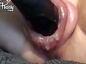 Crazy solo vid of a perverse wholesale up big overgrown pussy