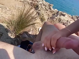 Public Fuck Atop A Estimable Sea View Hotspot With A 18-year-old College Girl