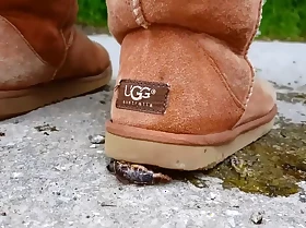 Snail Crush in Ugg boots