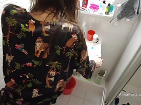 My First video in 2023, Beautiful Anal in a bathroom