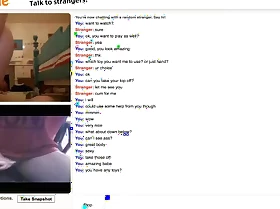 chick has computer sex almost a stranger essentially omegle and talks dirty