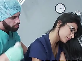 Doctors adventure - shazia sahari - bastardize pounds nurse while patient is out cold - brazzers