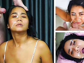 Facial Cumshots for Oriental Mummy Slut