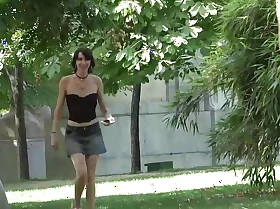 Small-titted Zuko hunts amateur dudes around the streets of Madrid