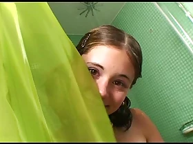 Little caprice fucking in eradicate affect shower be worthwhile for cum