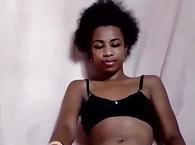 Hot black teen bitch wants your jism