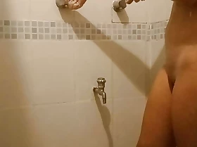 Sexy girl in the shower