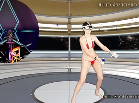 Affixing 1 of Week 3 - VR Dance Workout. I reached the next level.
