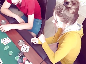 Strip Poker ends With Imprecise Fuck