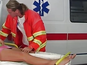 A stunning German teen acquires gangbanged lasting in be transferred to ambulance