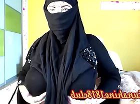 Horny hard nipples big interior milf all over Hijab Arabic Muslim old bag cam recorded November 12th