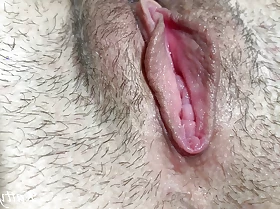 Close forth self-pollution with whiskered cum-hole and ass
