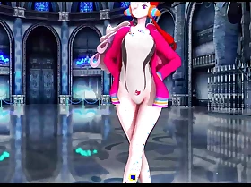 One Piece Cute Girl From Cloud-land - Sexy Dance + Perishable Undressing (3D HENTAI)