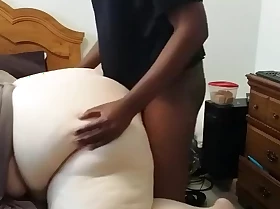 Young black bull bonks my bbw wife doggystyle