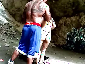 Cute Horny MILF Getting Plowed hard by a Chubby Tattoed Guy Somewhere overhead Muddy Shores