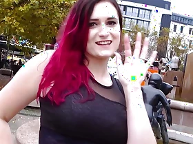 German Redhead Slut plea and fuck dating on Public Byway