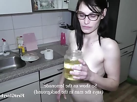 Young Mom Eva - Two Swallowed Cups be beneficial to Pee and Swallowing Jism