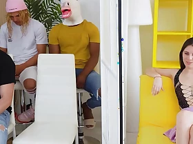 Blind Date! Mia Gallardo chooses 2 dudes 'cause 1 cock's not middling for will not hear of